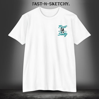 WE GREW HERE, YOU FLEW HERE, GO AWAY: T-Shirt Next Level 6210