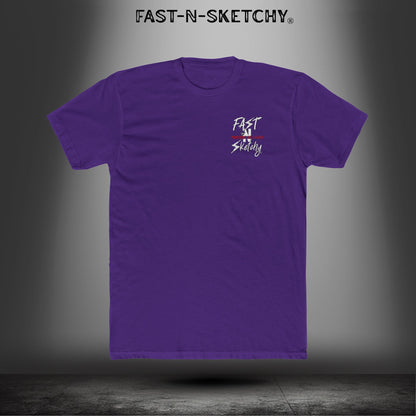 Built Fast, Tuned Sketchy: Bagger Racing Biker Edition Relaxed Classic Tee
