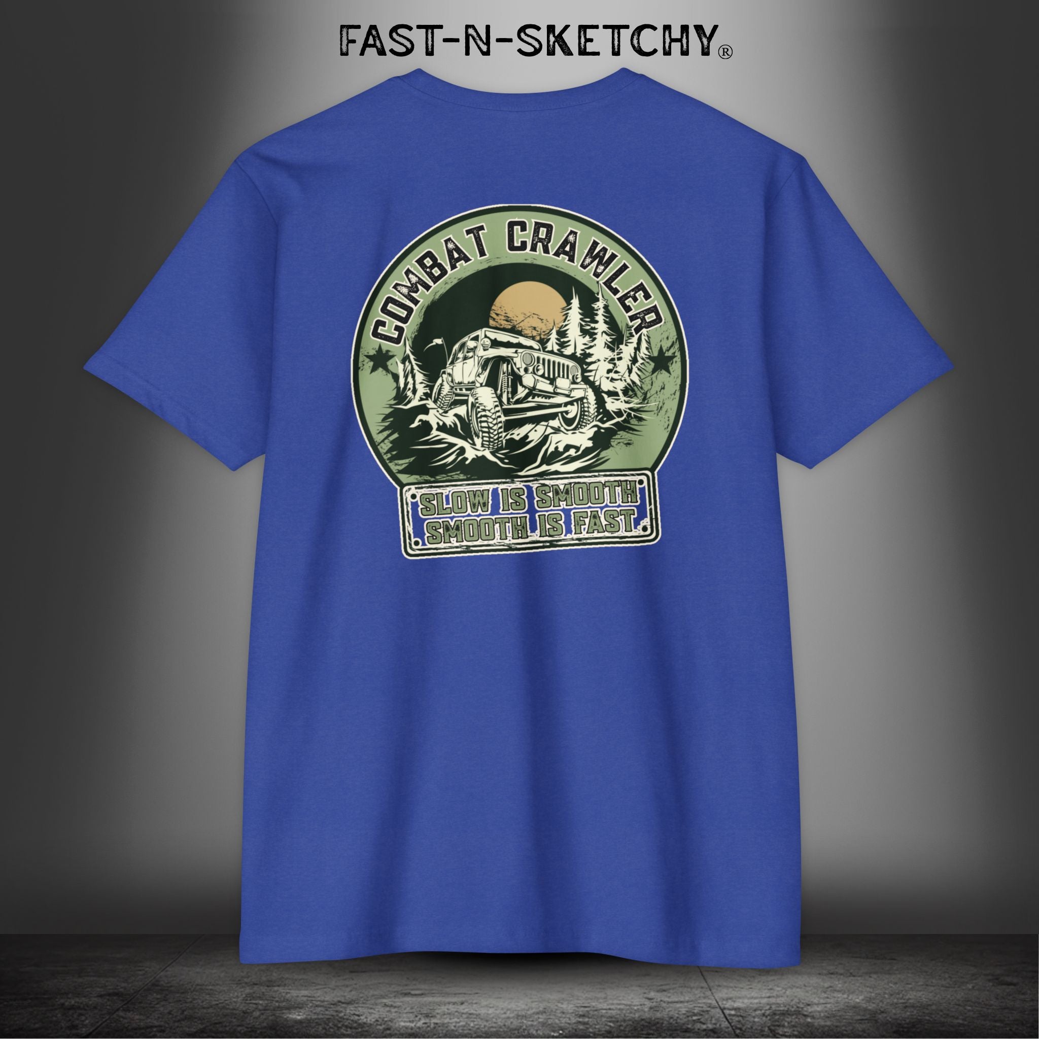 Combat Crawler - Slow is Smooth, Smooth is Fast (Jeep Edition) - T-Shirt