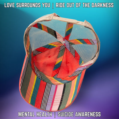 If You're Looking for a Sign.... Suicide Awareness Women's Washed Mesh-Back Cap with High Ponytail Hole - LSY