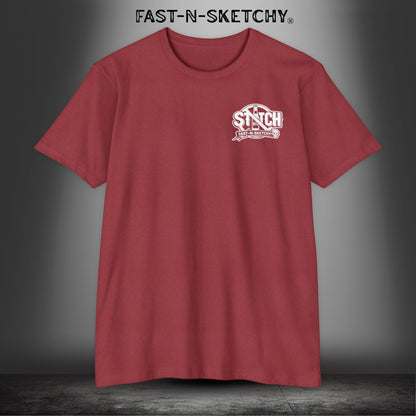 Stitch Your Life Back Together. Ride Hard. Ride Sober. - Biker Edition Premium Fitted Tee