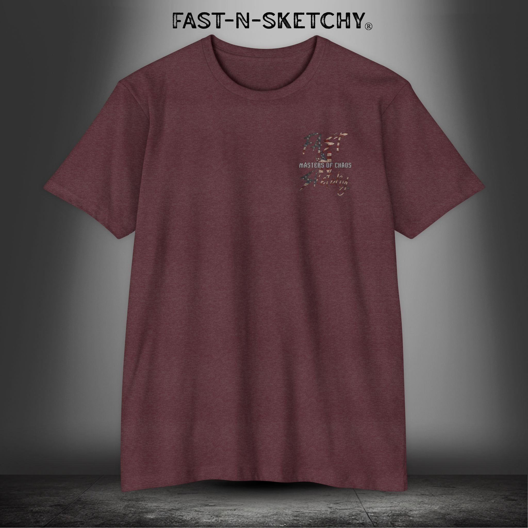 Forged in Darkness Military Edition — "Guided by the Light" Patriotic Tee