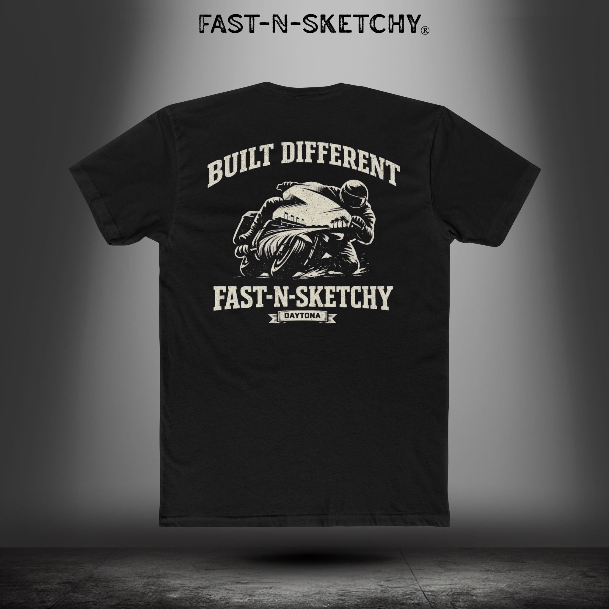Built Different: Daytona Bike Week Bagger Racing Biker Edition Relaxed Classic Tee