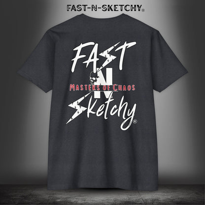 FAST-N-SKETCHY® - T-shirt Next Level 6210 (Dark Colors)
