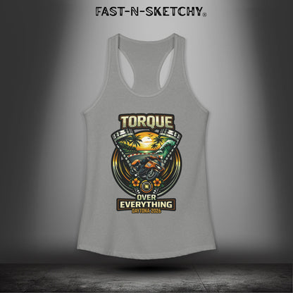 Torque Over Everything: Daytona Bike Week Bagger Racing Biker Edition Razorback Tank