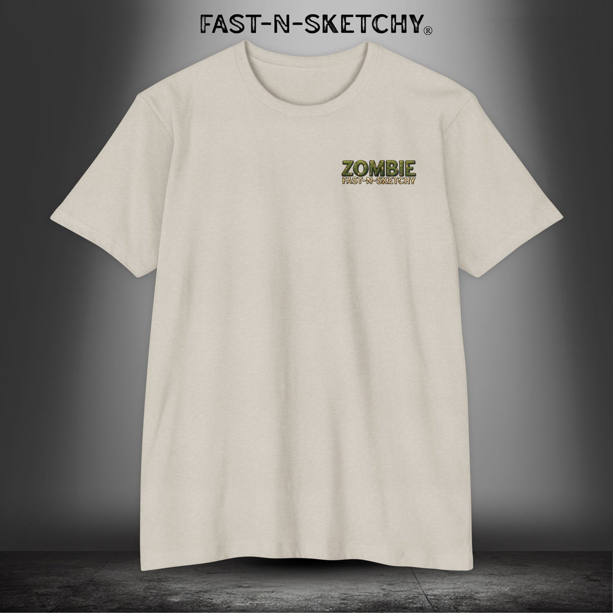 22 a Day, Not Today: Zombie T-Shirt by FAST-N-SKETCHY® - alternate view