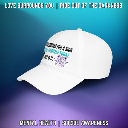 If You’re Looking for a Sign…This Is It QR Code Low Profile Baseball Cap - LSY