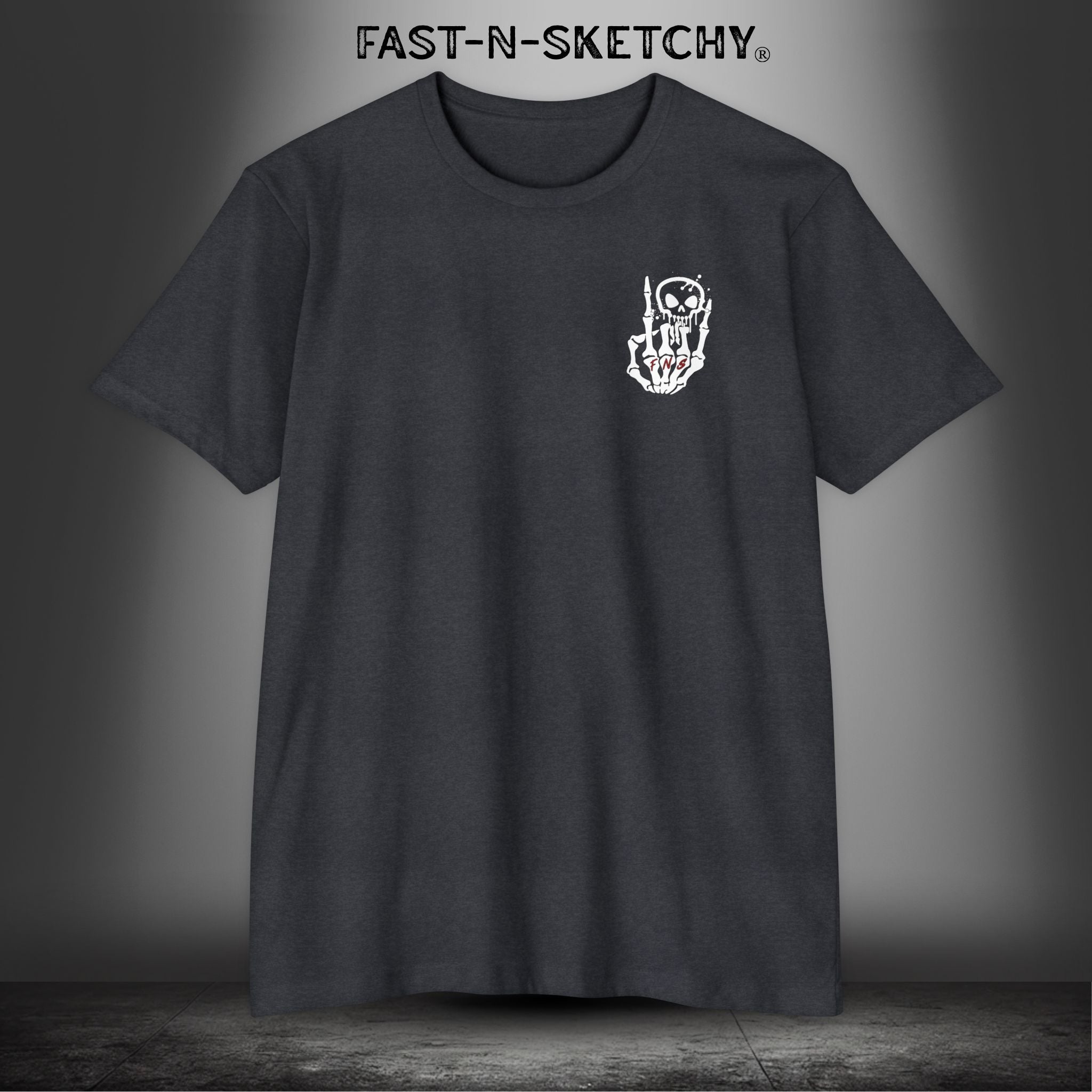 Fast-N-Sketchy Logo Premium Fitted Tee