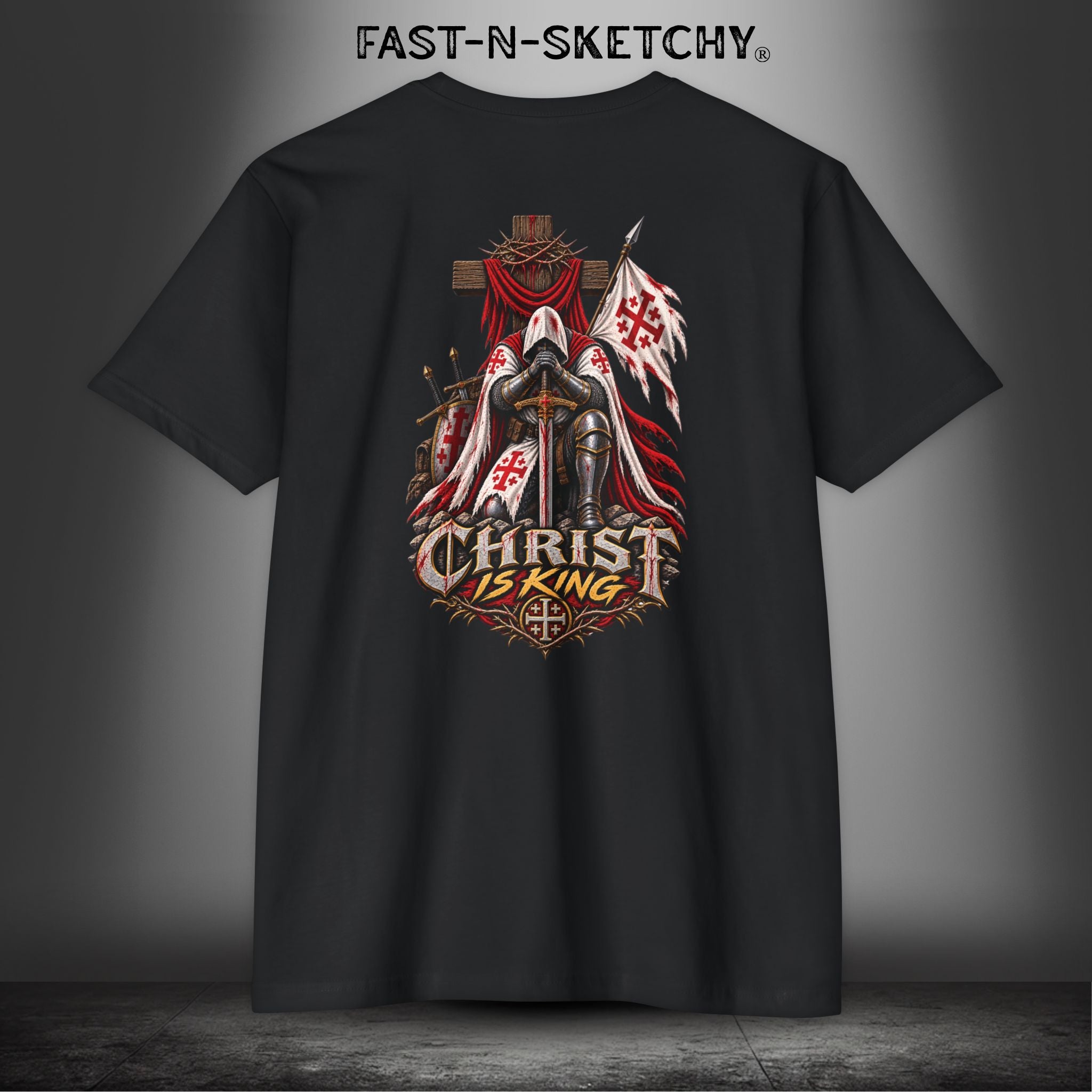 Crusaders' Christ Is King Tee: Military Edition