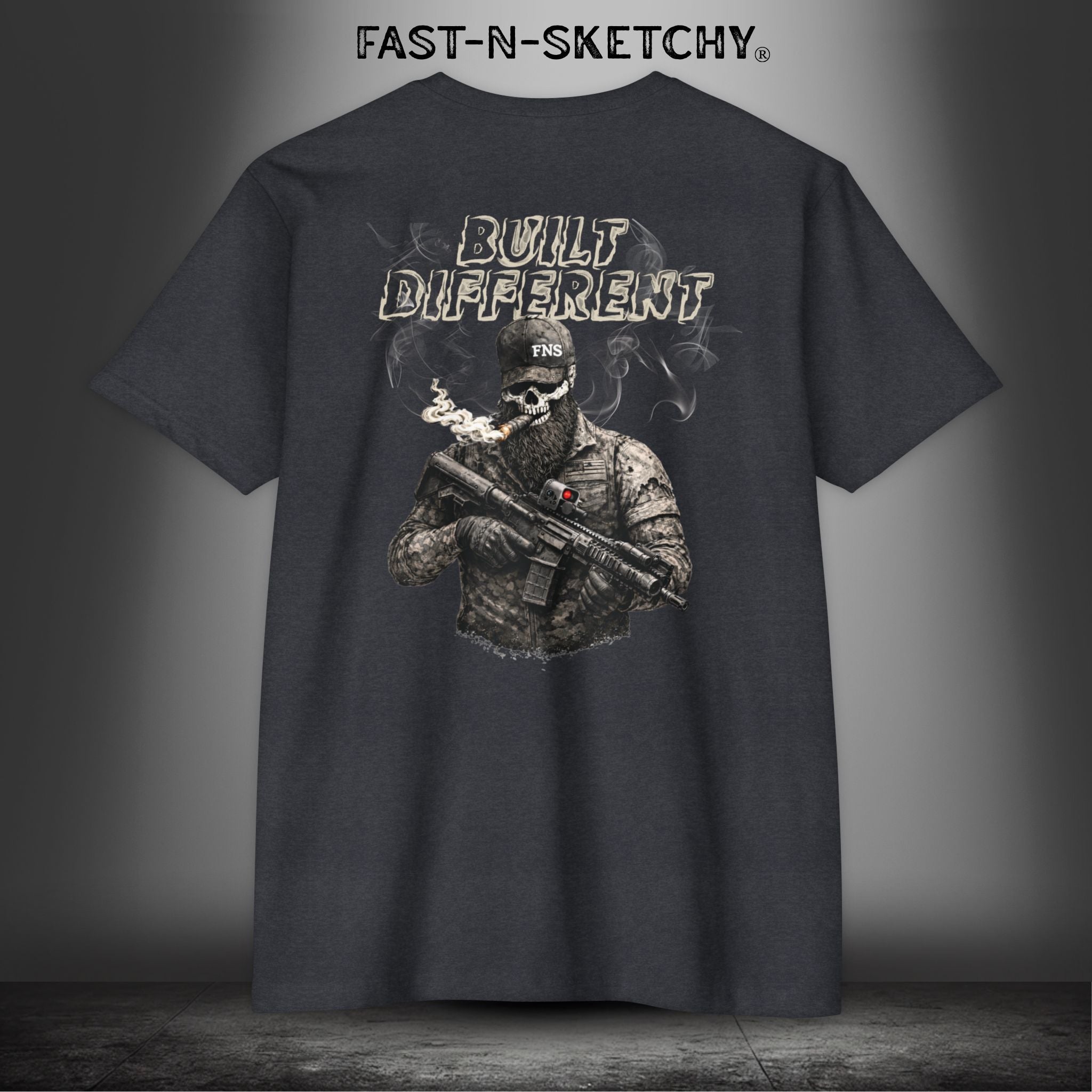 Built Different: Military Edition Premium Fitted Tee