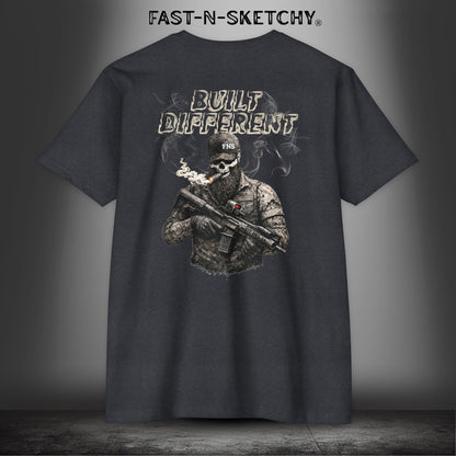 Built Different: Military Edition Premium Fitted Tee