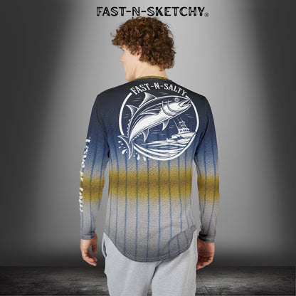 Yellowfin Tuna Camo Fast-N-Salty UV Protection Long Sleeve Shirt
