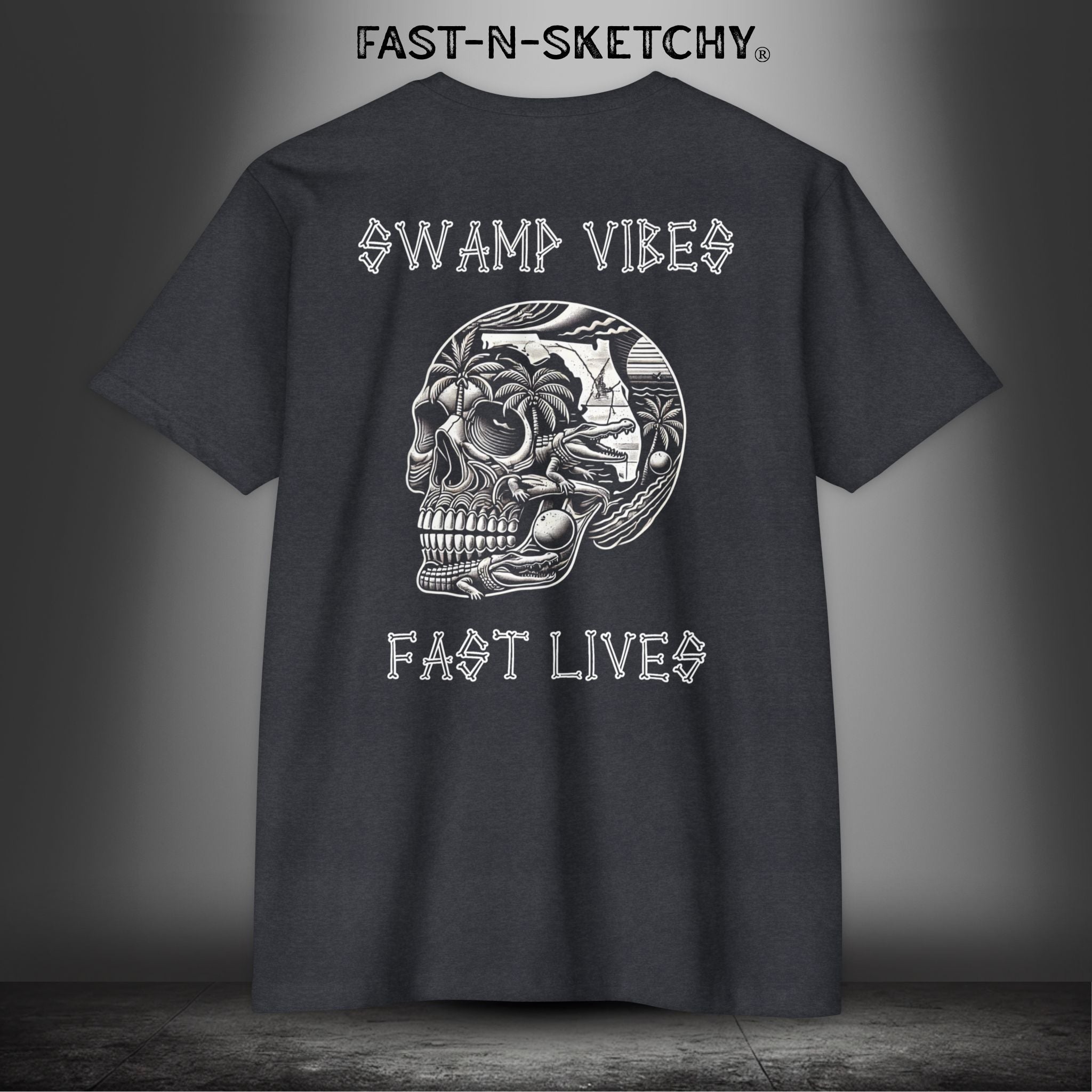 SWAMP VIBES & FAST LIVES #2 - T-shirt Next Level 6210