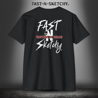Fast-N-Sketchy Logo Premium Fitted Tee