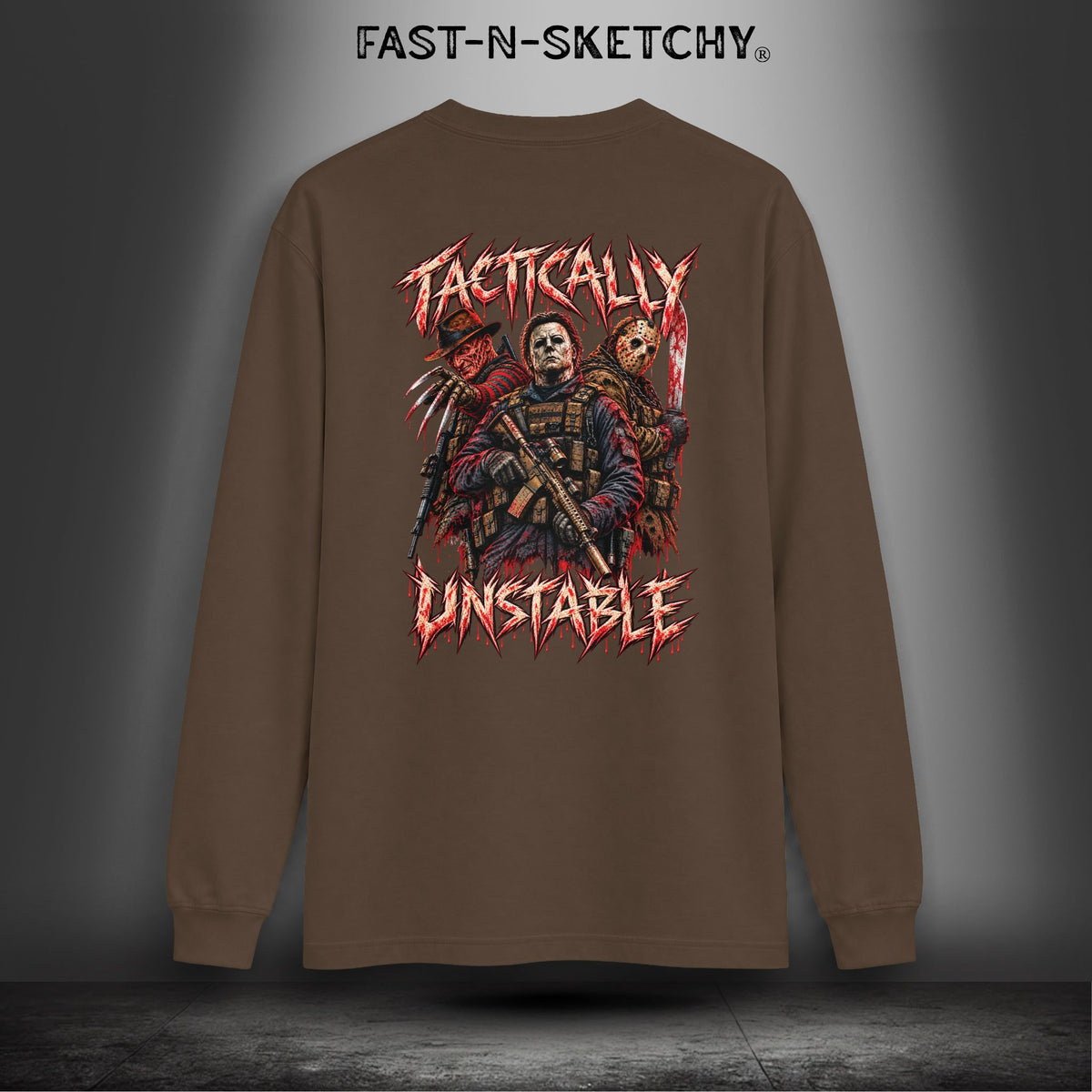 Tactically Unstable Horror Military Edition Long-sleeve Tee