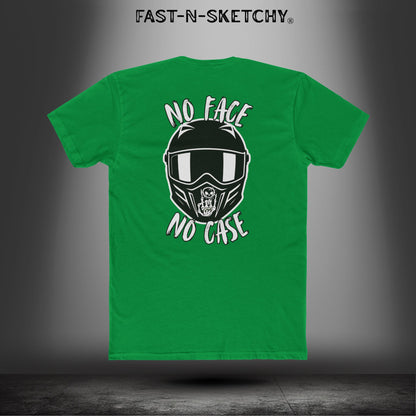 No Face, No Case: Biker Edition Relaxed Classic Tee (S-5XL)