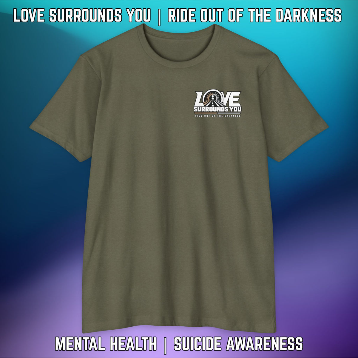 If You’re Looking For A Sign.... QR Code Love Surrounds You Suicide Awareness Tee - LSY