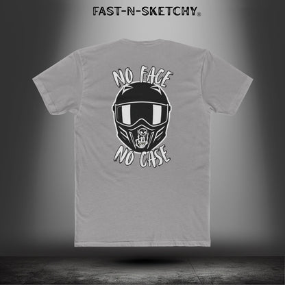 No Face, No Case: Biker Edition Relaxed Classic Tee (S-5XL)