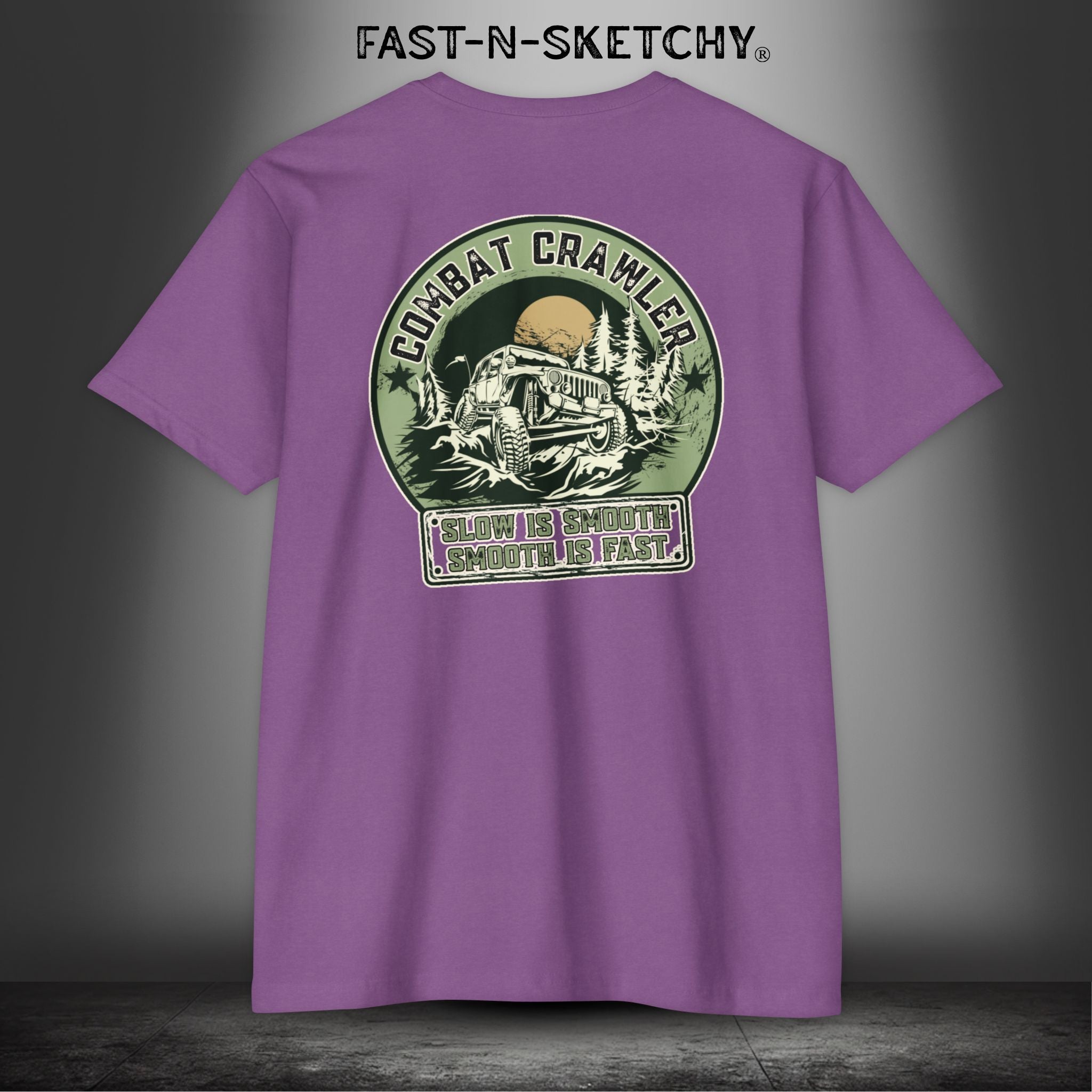 Combat Crawler - Slow is Smooth, Smooth is Fast (Jeep Edition) - T-Shirt