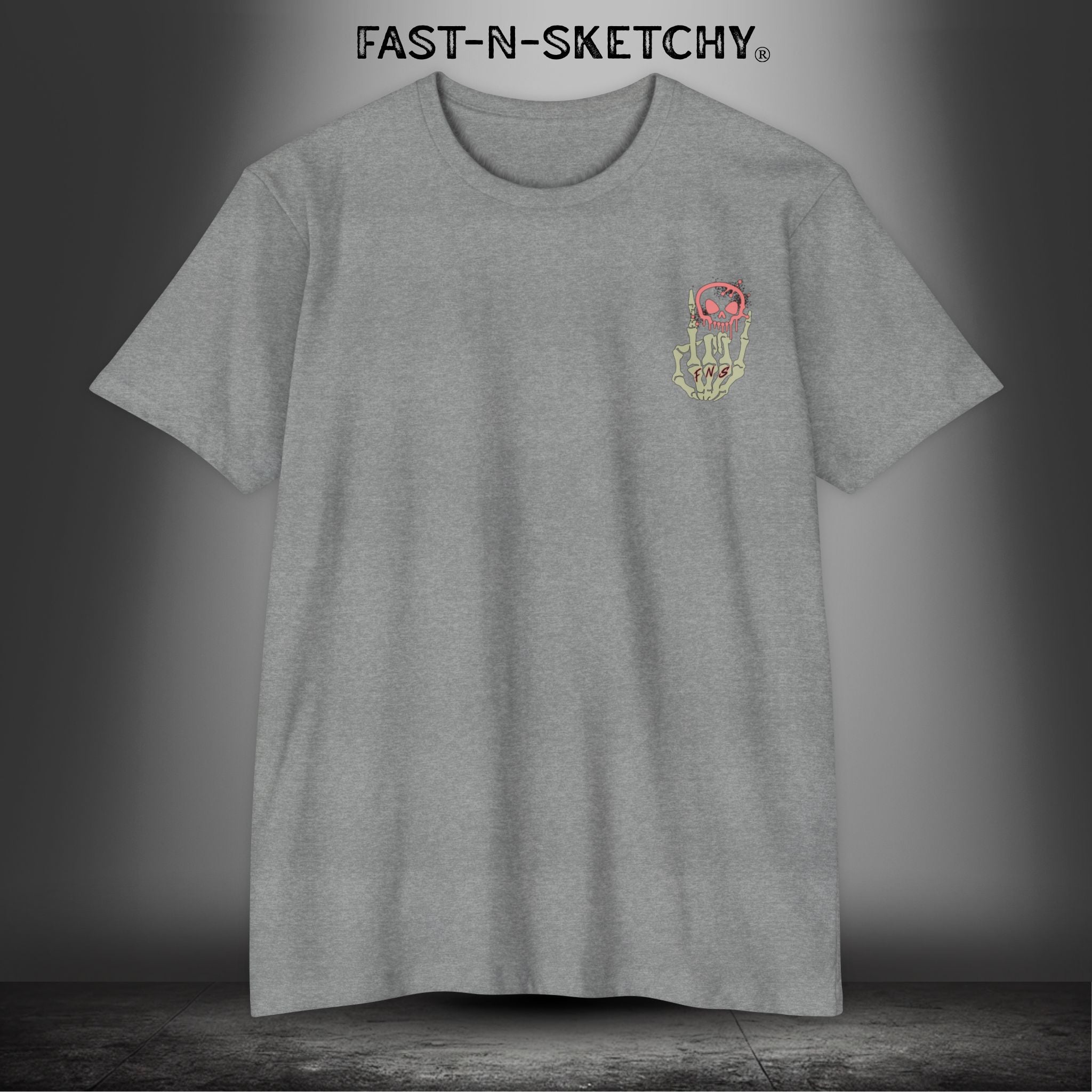 FAST-N-SEXY™ WITH SPINE/FLOWERS: T-shirt Next Level 6210