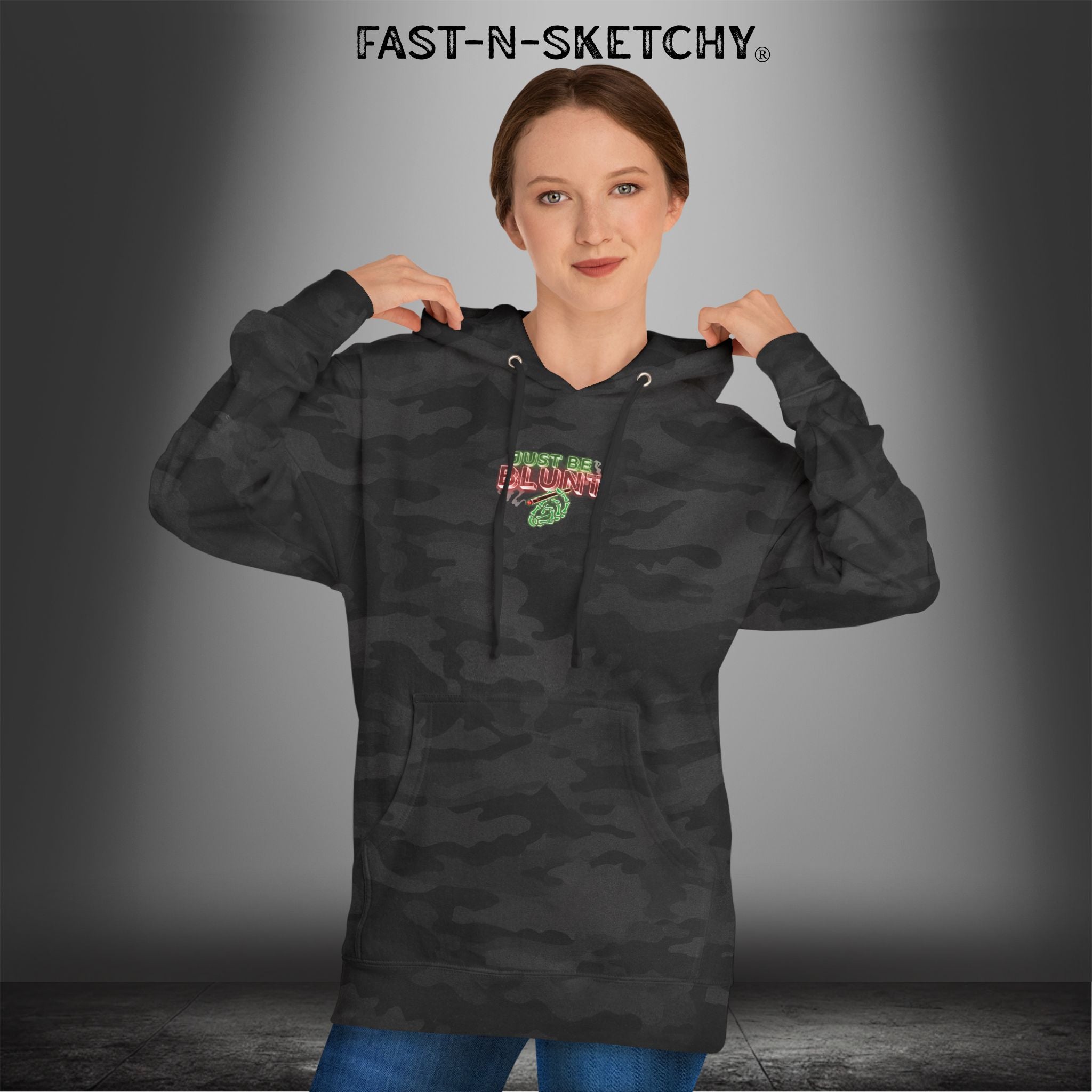 Just Be Blunt Hoodie