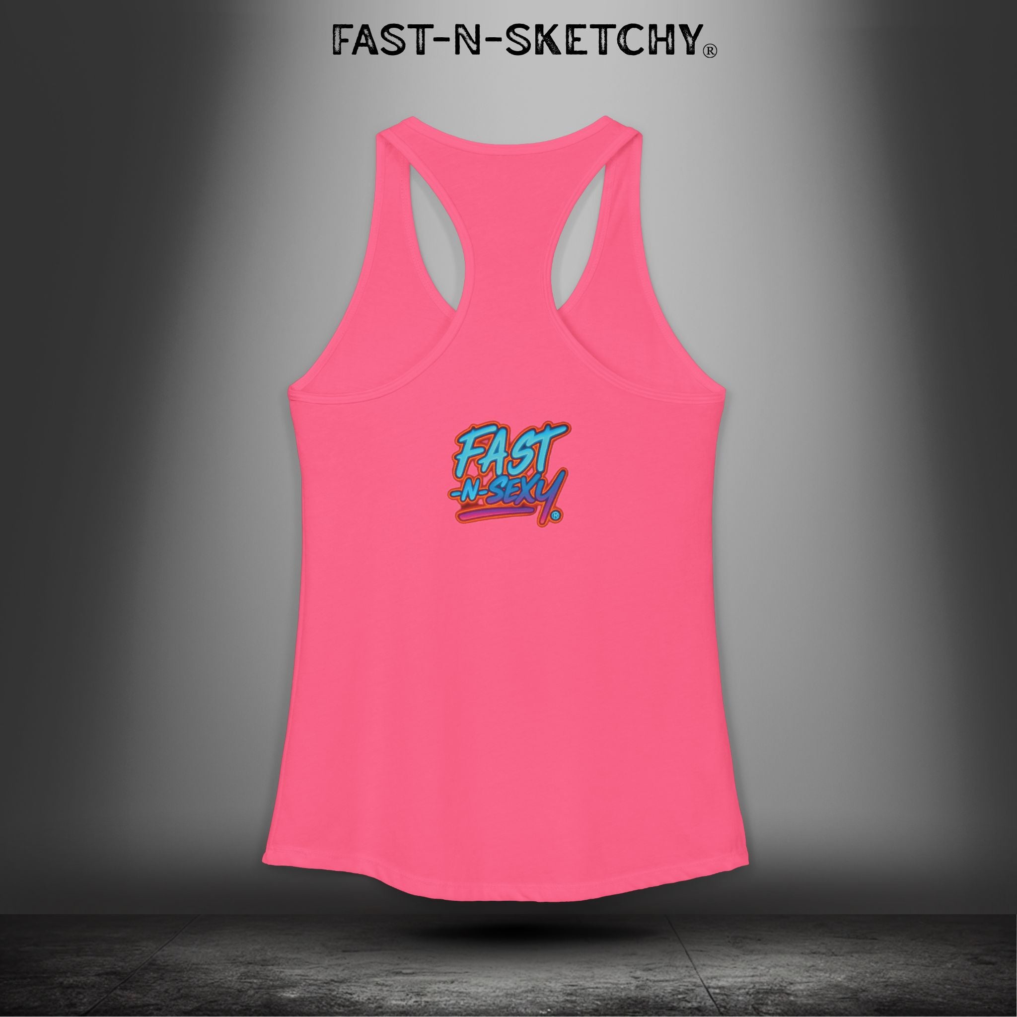 I am Enough: FAST-N-SEXY - Racerback Tank Top