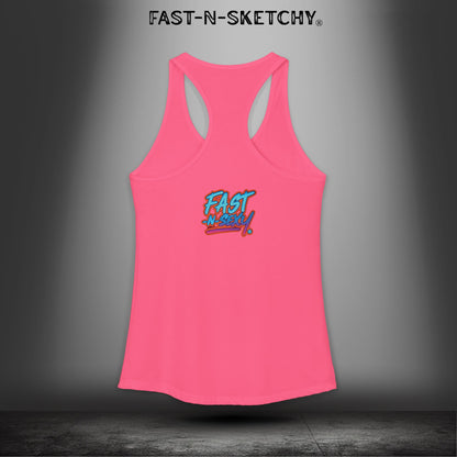 I am Enough: FAST-N-SEXY - Racerback Tank Top