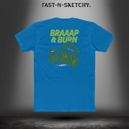 Braaap & Burn: Biker Edition Bagger Races Relaxed Classic Tee