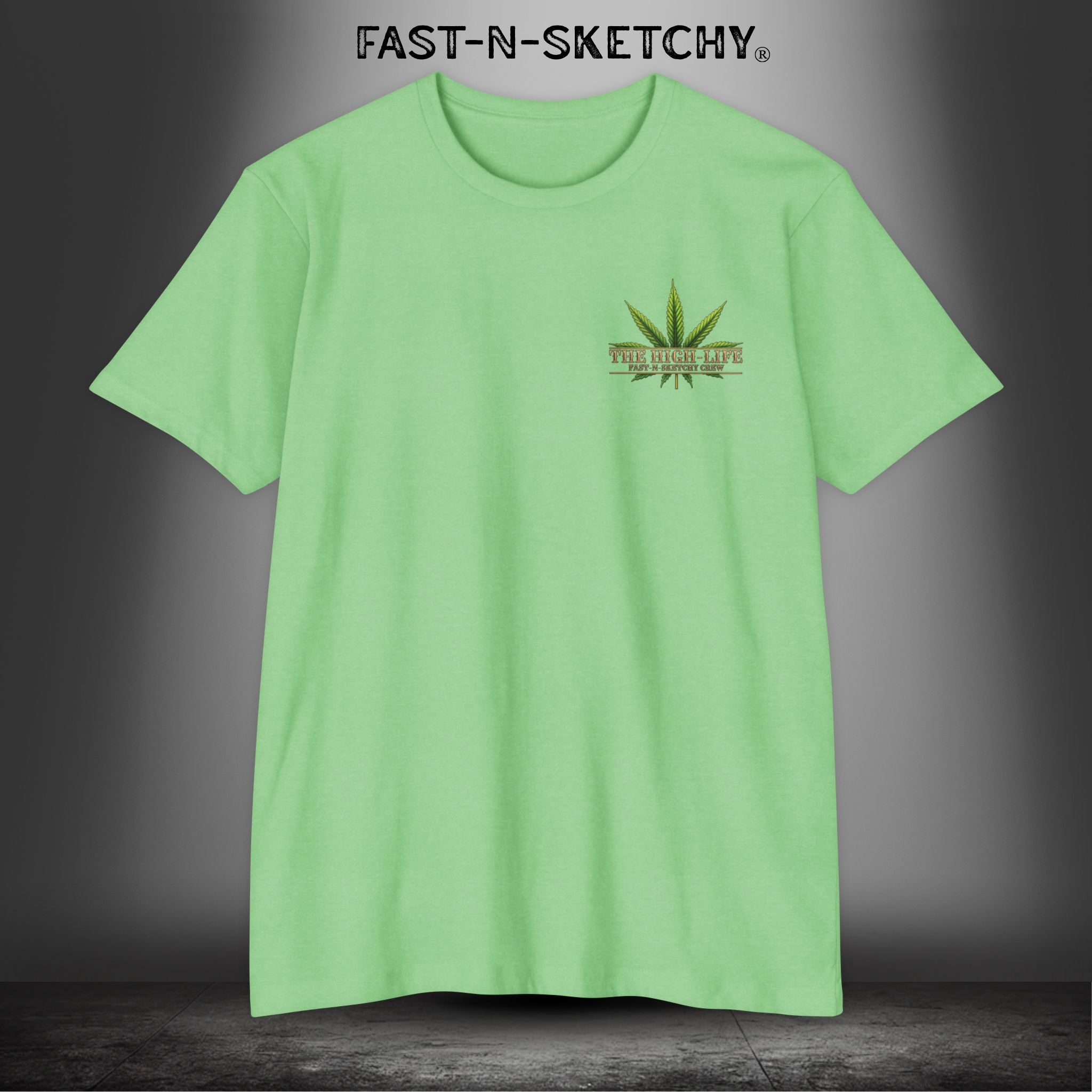 The Highlife: Roll Fatties & Bang Baddies: Biker Edition Premium Fitted Tee