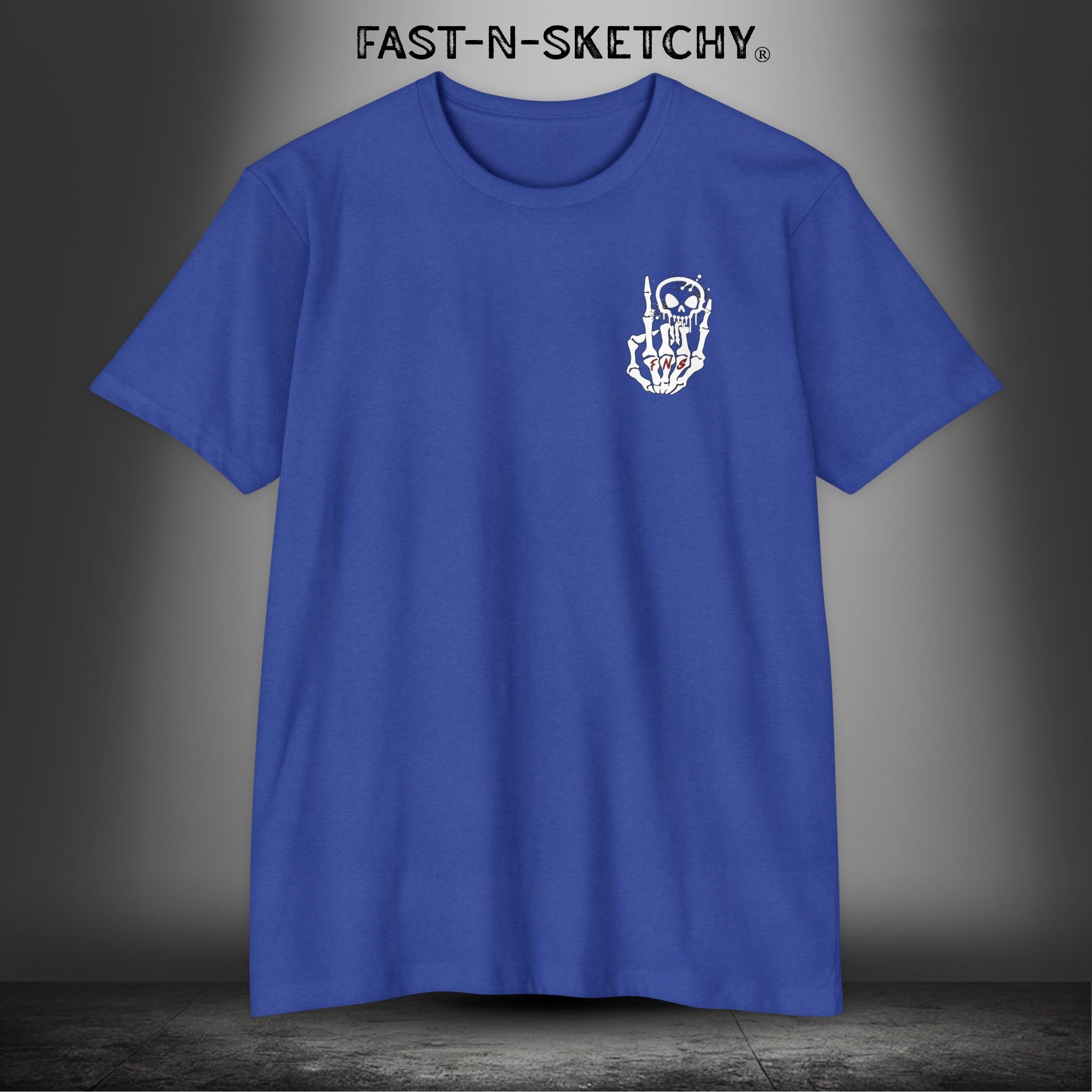 Fast-N-Sketchy Logo Premium Fitted Tee