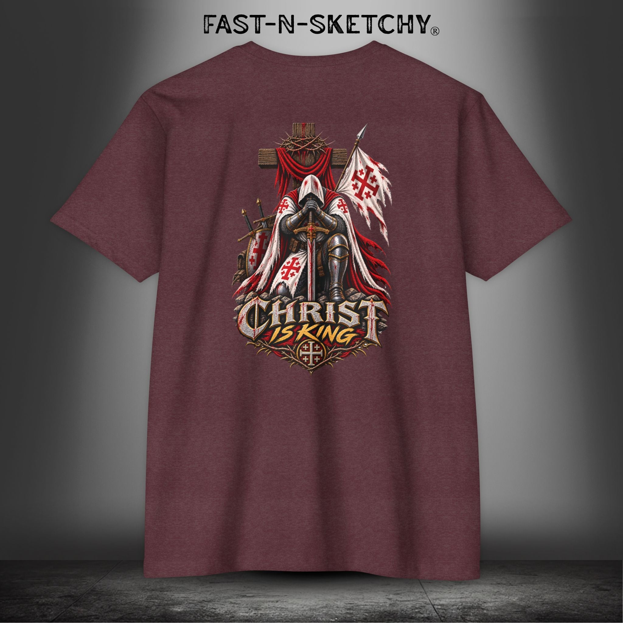 Crusaders' Christ Is King Tee: Military Edition