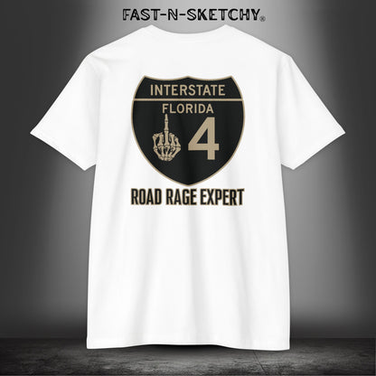 I-4 Road Rage Expert Florida T-Shirt (Black Sign)