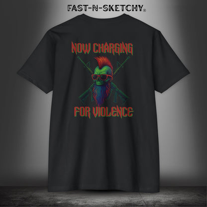 Now Charging for Violence: Next Level 6210 T-Shirt