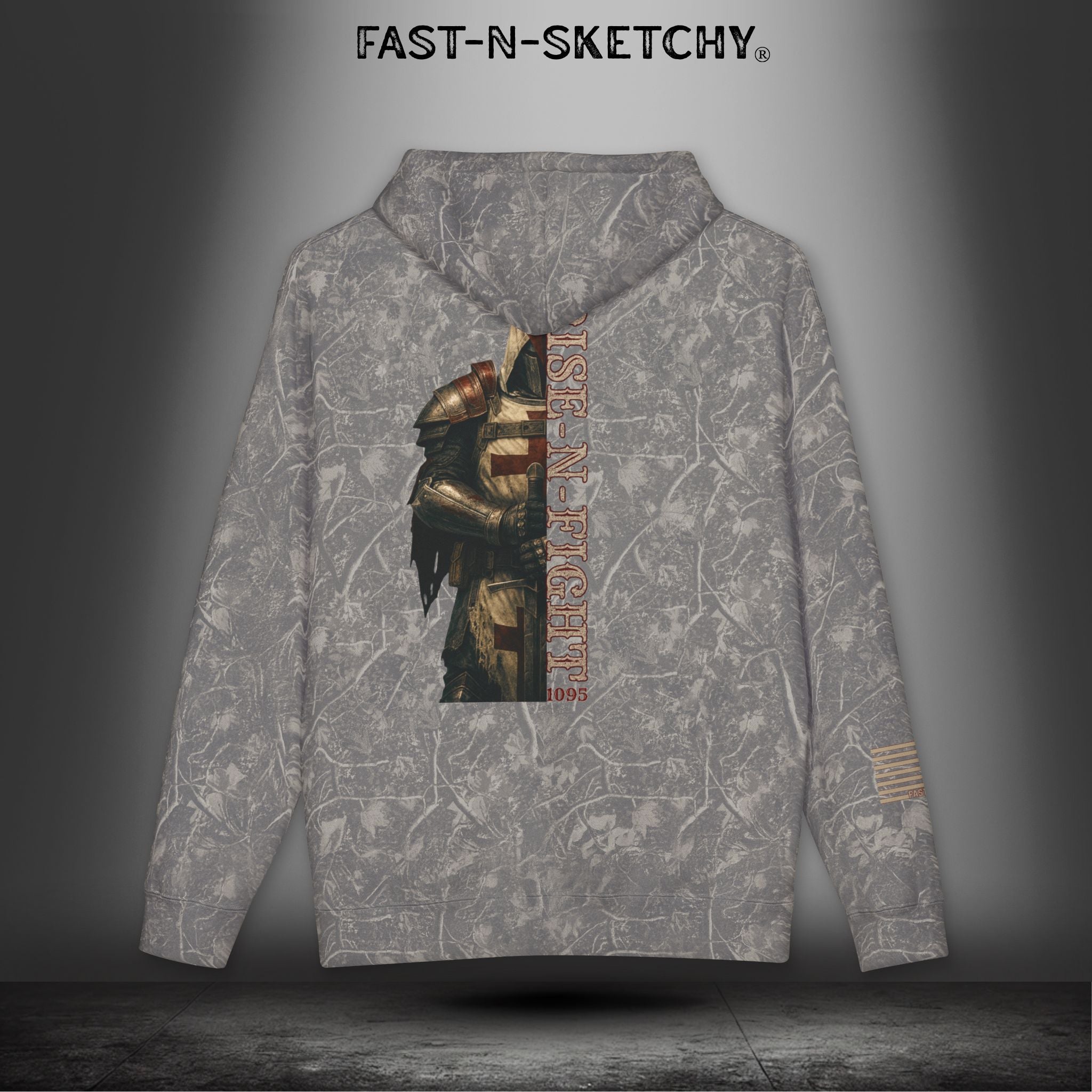 Rise-N-Fight Camo Hoodie: Military Edition
