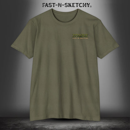 22 a Day, Not Today: Zombie T-Shirt by FAST-N-SKETCHY® - alternate view