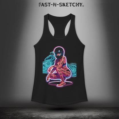 I am Enough: FAST-N-SEXY - Racerback Tank Top