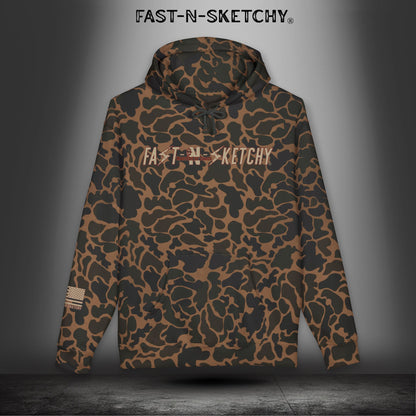Rise-N-Fight Camo Hoodie: Military Edition