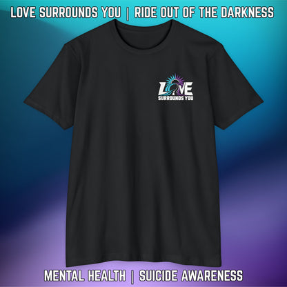 If You're Looking for a Sign.... "Love Surrounds You" QR Suicide Prevention Tee - LSY