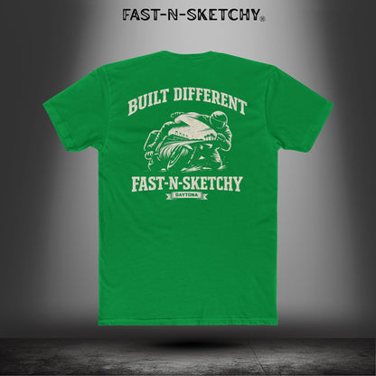Built Different: Daytona Bike Week Bagger Racing Biker Edition Relaxed Classic Tee