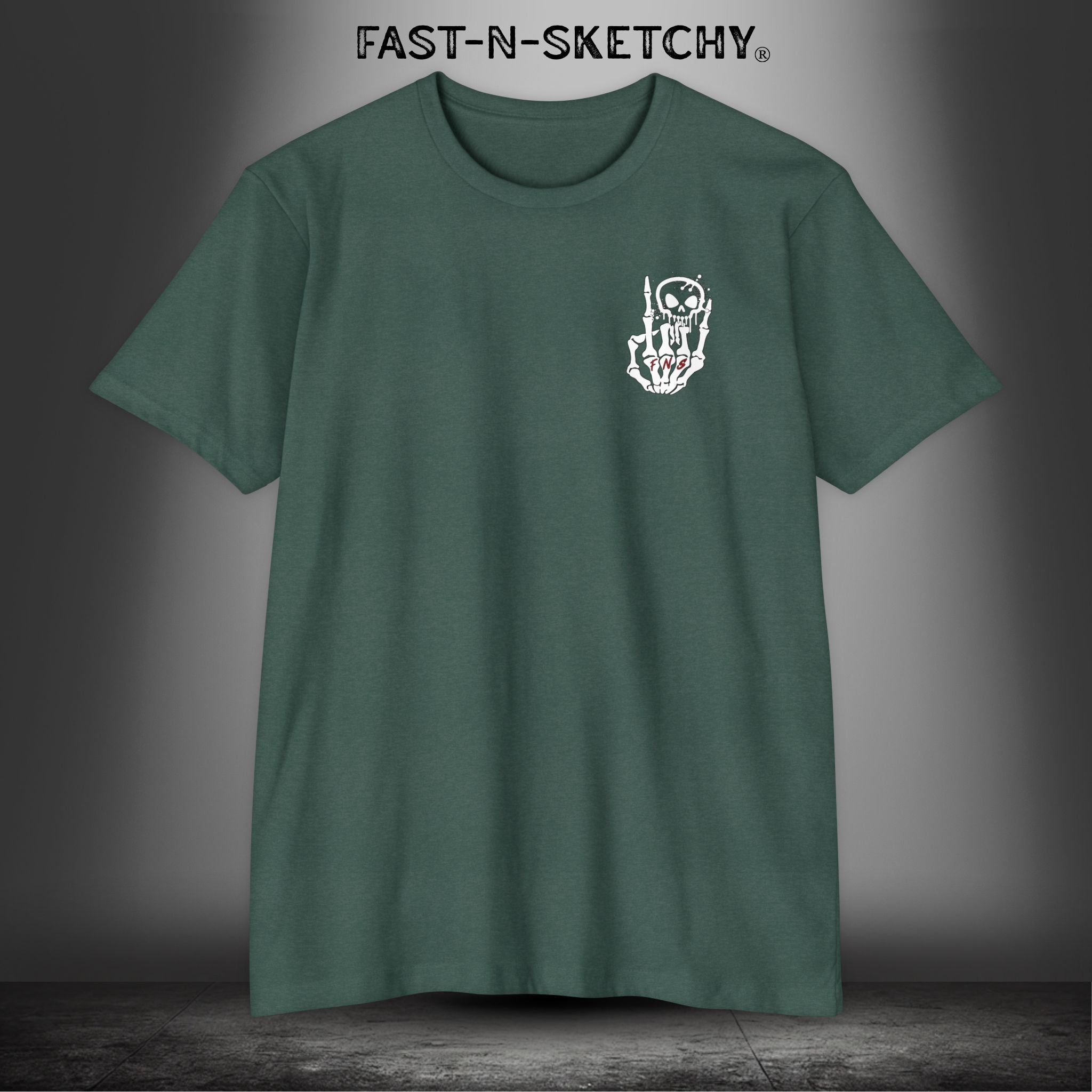 Fast-N-Sketchy Logo Premium Fitted Tee