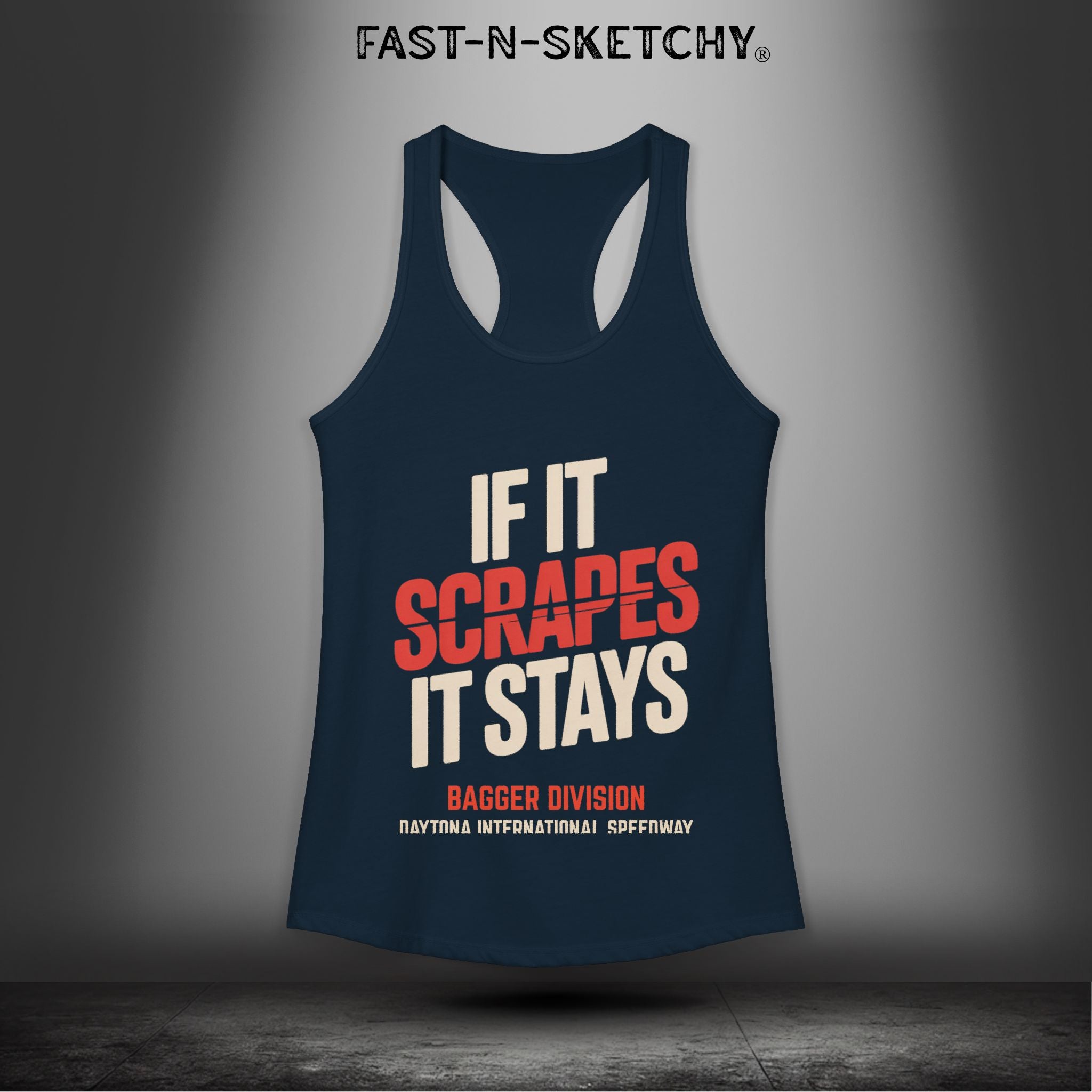 If It Scarpes, It Stays: Daytona Bike Week Bagger Racing Biker Edition Razorback Tank