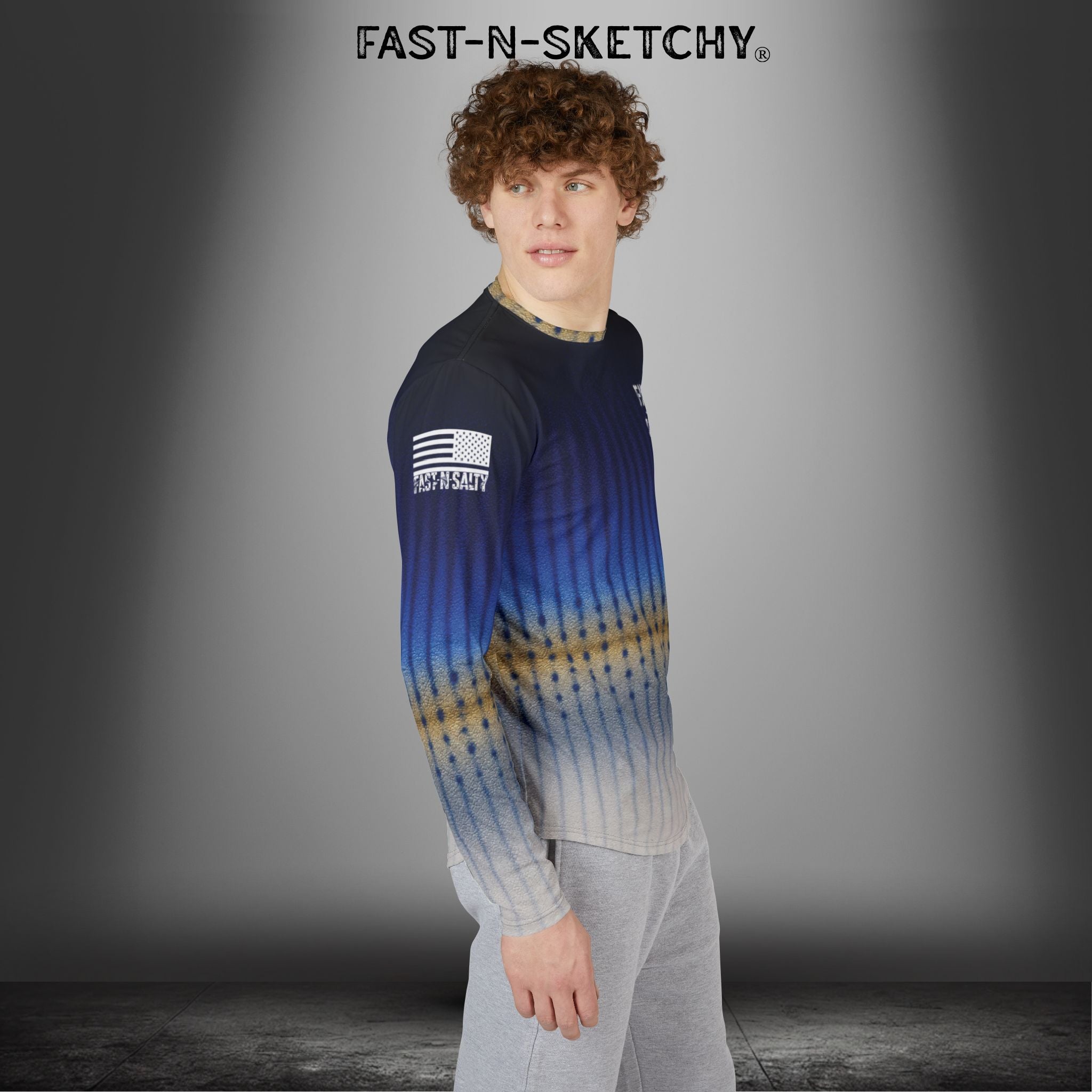 Sailfish Camo Fast-N-Salty UV Protection Long Sleeve Shirt