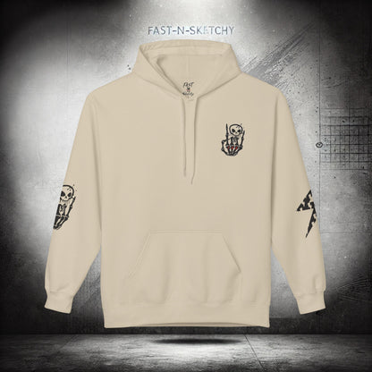 FAST-N-SKETCHY®: Fleece Hoodie 80/20 Blend (Light Colors)