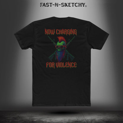 Now Charging for Violence: Military Edition Relaxed Classic Tee