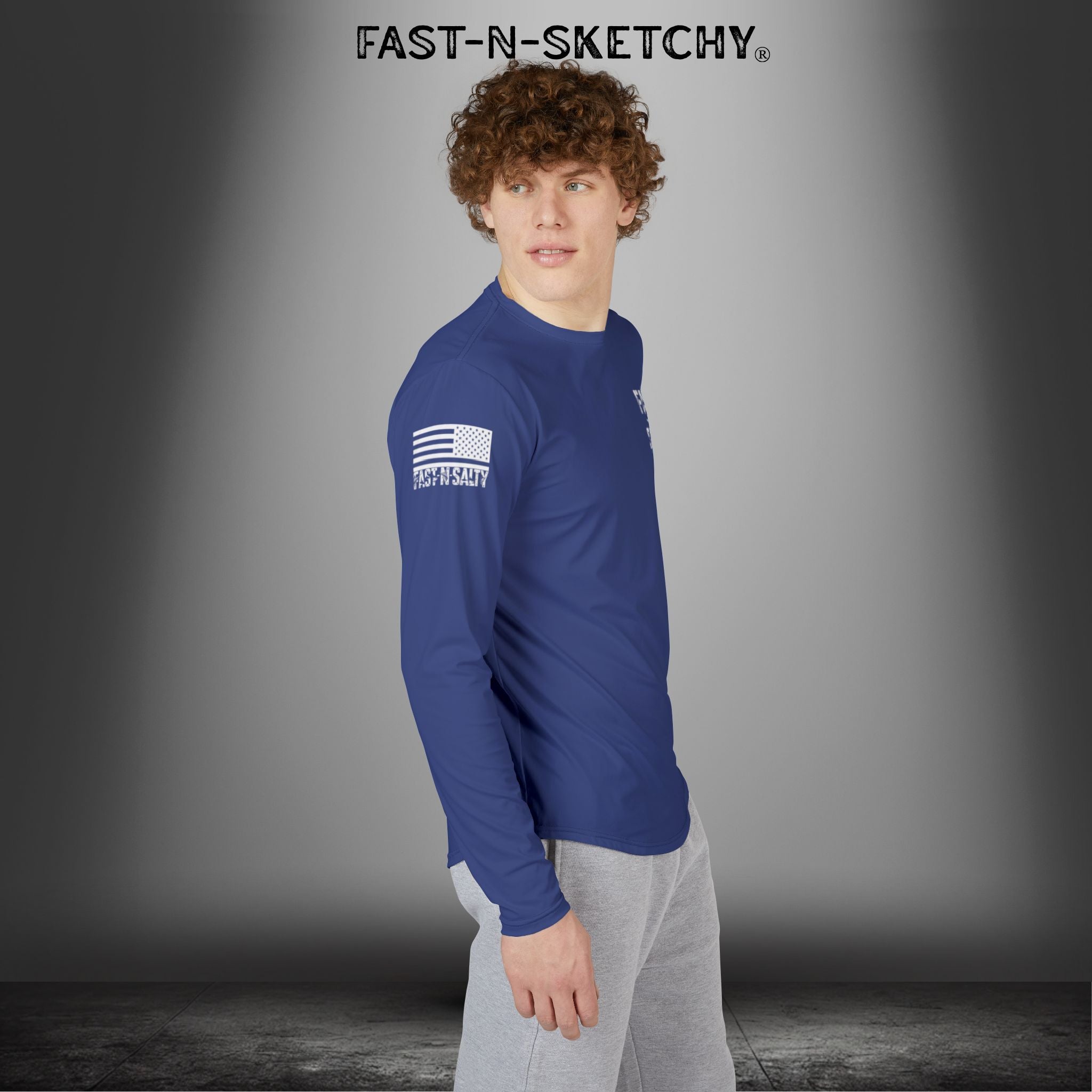 Sailfish Fast-N-Salty UV Protection Long Sleeve Shirt - Perfect for Outdoor Adventures and Fishing