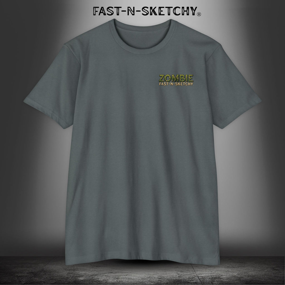 22 a Day, Not Today: Zombie T-Shirt by FAST-N-SKETCHY® - alternate view