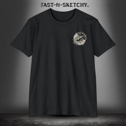 Fast-N-Salty: Masters of Chaos - T-Shirt Next Level (Tan Letters)