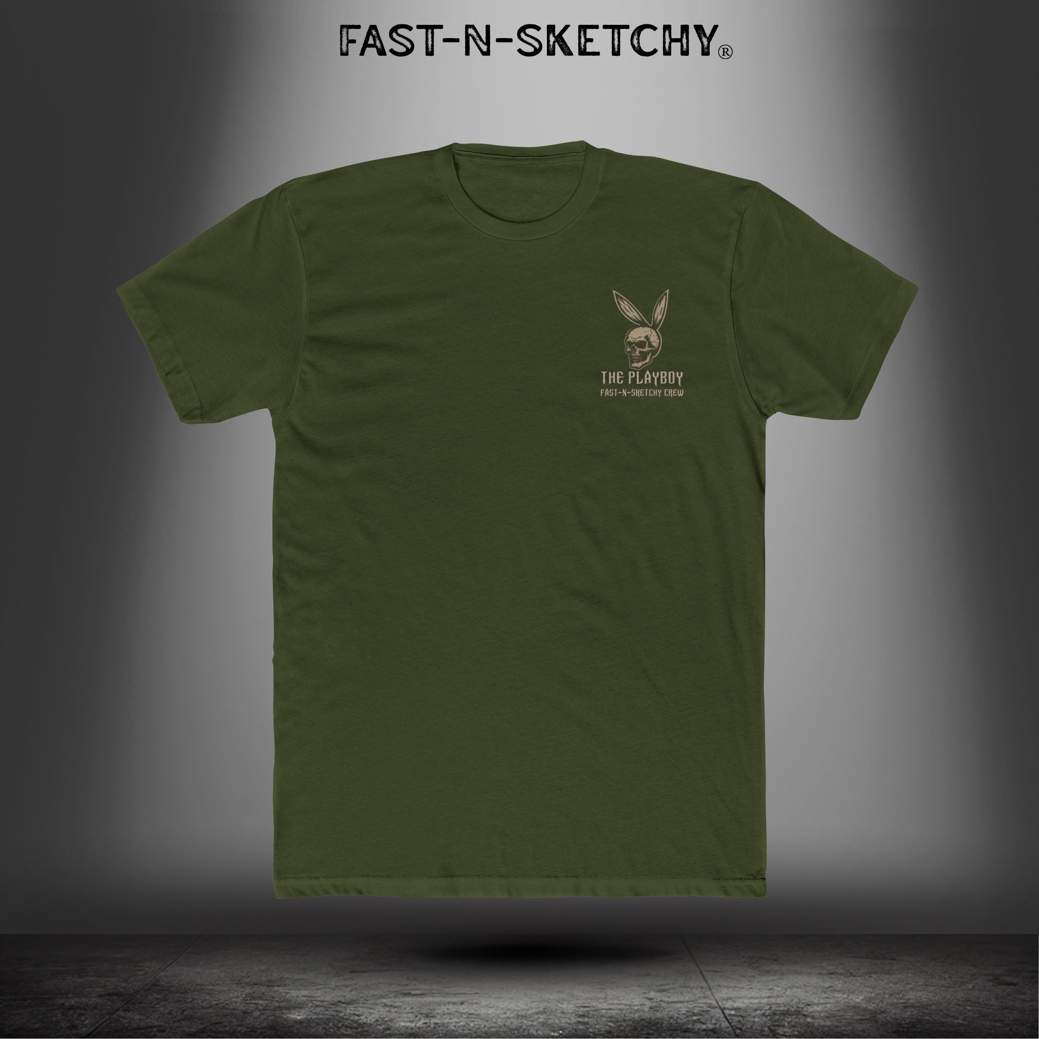 The Playboy "I'm Not a Player, I Just Bang a Lot": Military Edition Relaxed Classic Tee
