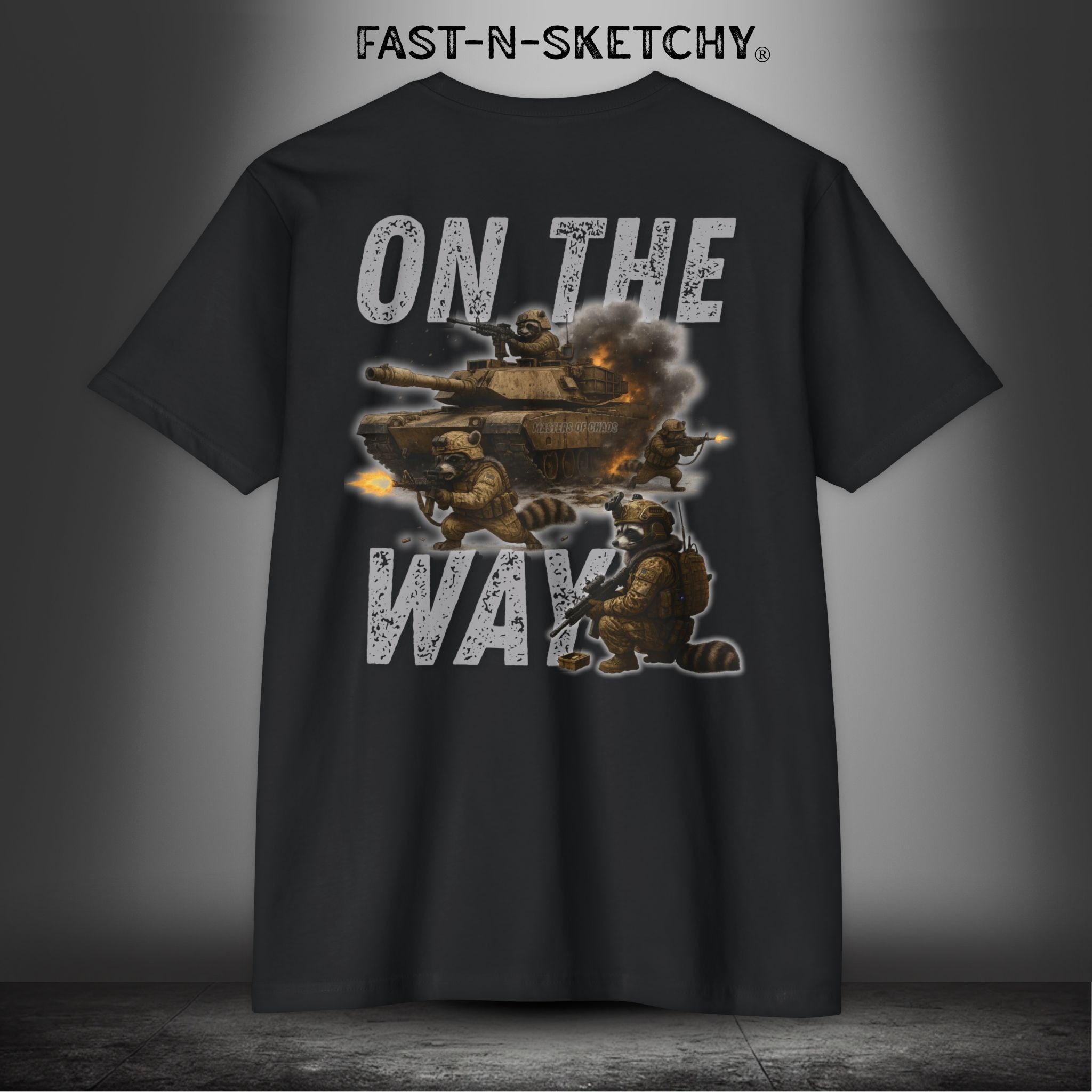 On the Way, The Rizzo: FAST-N-SKETCHY - T-Shirt next Level 6210