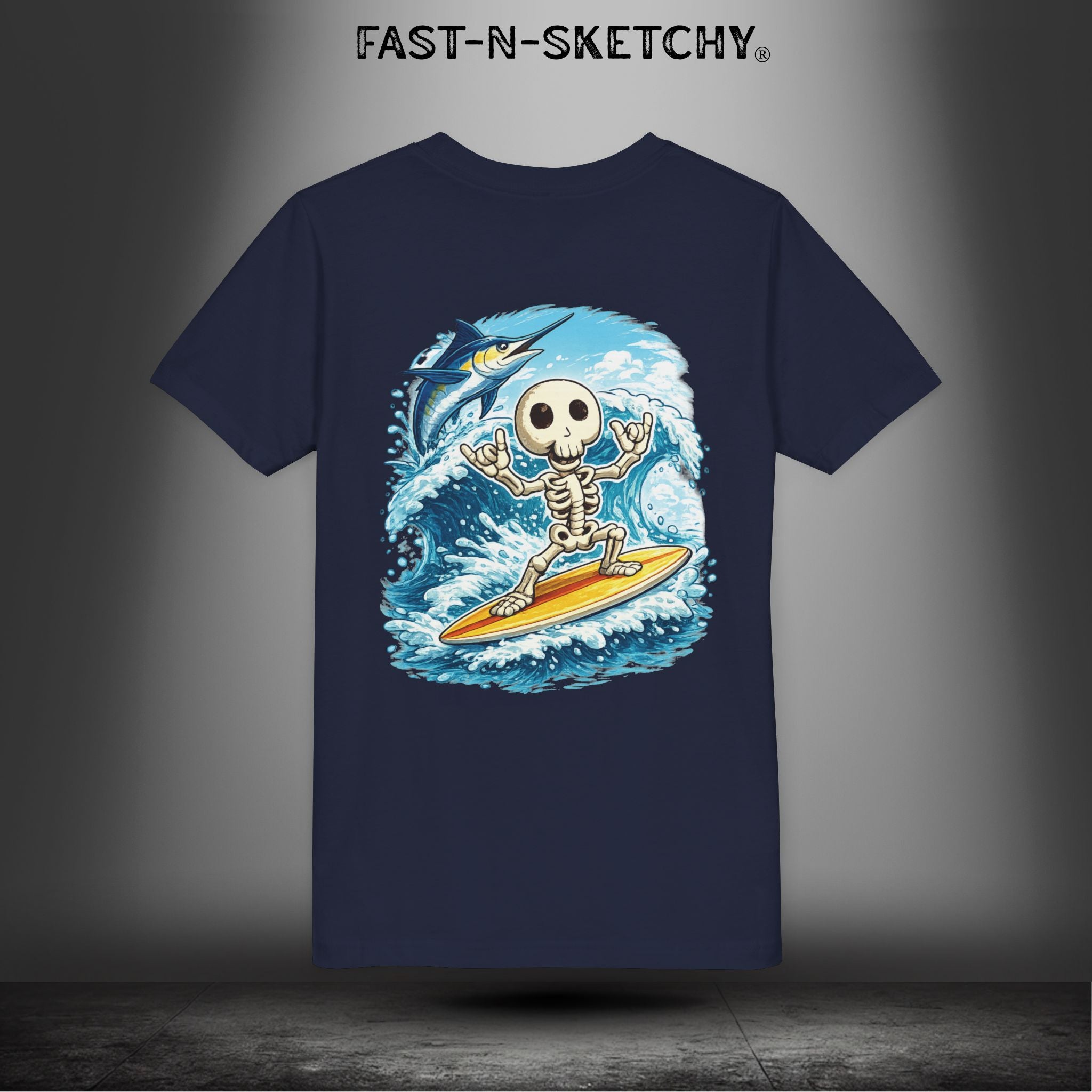 Surfing Skeleton: JAMO Collection, Made by Kids - Youth Tee
